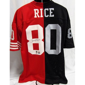 Jerry Rice San Francisco 49ers and Oakland Raiders Signed Jersey JSA Authentic