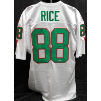 Jerry Rice Mississippi Valley State Signed Replica Jersey Upper Deck Authentic