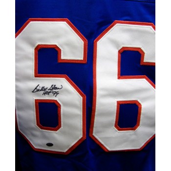 Billy Shaw Buffalo Bills Signed Custom Jersey Leaf Authenticated