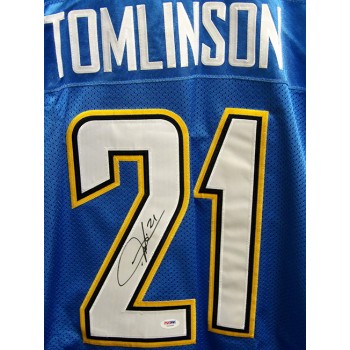 LaDainian Tomlinson San Diego Chargers Signed Authentic Jersey PSA Authenticated