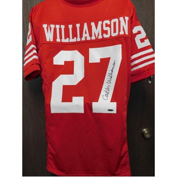 Carlton Williamson San Francisco 49ers Signed Custom Jersey Tristar Auth