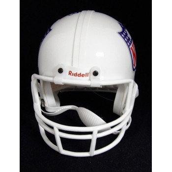 Lance Alworth Andre Reed Signed NFL Logo Replica Mini Helmet JSA Authenticated
