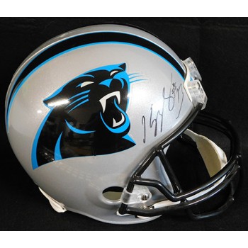 Kelvin Benjamin Carolina Panthers Signed Full Size Rep Helmet JSA Authenticated