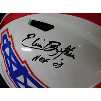 Elvin Bethea Houston Oilers Signed Full Size Replica Helmet JSA Authenticated