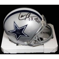 Larry Brown Dallas Cowboys Signed Mini Helmet TRISTAR Authenticated