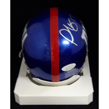 Plaxico Burress New York Giants Signed Mini Helmet JSA Authenticated