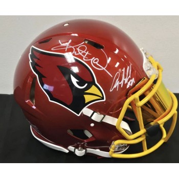 Arizona Cardinals Kurt Warner Anquan Boldin Signed Flash FS Auth Helmet Beckett Arizona Cardinals Kurt Warner Anquan Boldin Signed Flash FS Auth Helmet Beckett