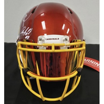 Arizona Cardinals Kurt Warner Anquan Boldin Signed Flash FS Auth Helmet Beckett Arizona Cardinals Kurt Warner Anquan Boldin Signed Flash FS Auth Helmet Beckett