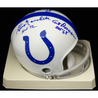 Baltimore Colts Art Donovan Lenny Moore Gino Marchetti Signed Mini Helmet JSA