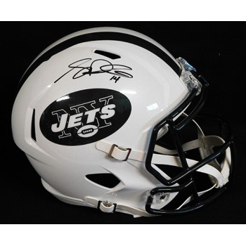 Sam Darnold New York Jets Signed Full Size Replica Speed Helmet BAS Authentic