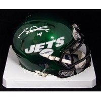 Sam Darnold New York Jets Signed Mini Speed Helmet BAS Authenticated Beckett