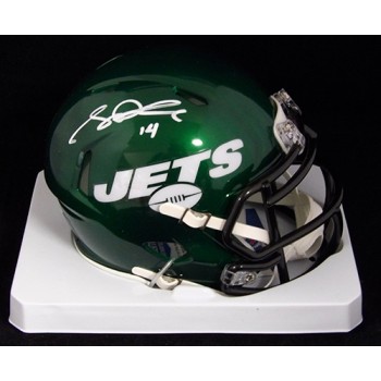 Sam Darnold New York Jets Signed Mini Speed Helmet BAS Authenticated Beckett