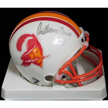 Anthony Davis Tampa Bay Buccaneers Signed Mini Helmet JSA Authenticated