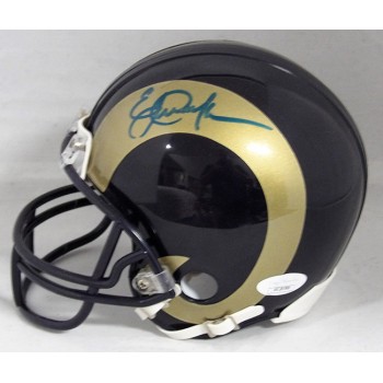 Eric Dickerson Los Angeles Rams Signed Mini Helmet JSA Authenticated