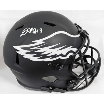 Travis Fulgham Philadelphia Eagles Signed Full Size Replica Helmet JSA Authentic