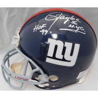 New York Giants Lawrence Taylor YA Tittle Signed FS Authentic Helmet JSA Authen