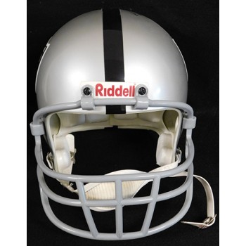 Ted Hendricks Oakland Raiders Signed Full Size Replica Helmet JSA Authenticated