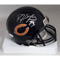 Devin Hester Chicago Bears Signed Replica Mini Helmet JSA Authenticated