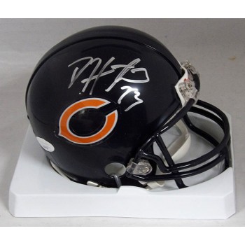 Devin Hester Chicago Bears Signed Replica Mini Helmet JSA Authenticated