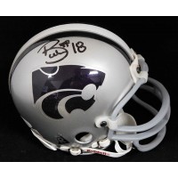 Bryan Hickman Kansas State Wildcats Signed Mini Helmet JSA Authenticated