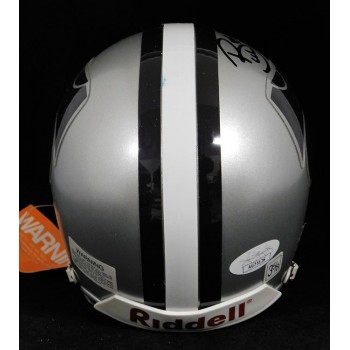Bryan Hickman Kansas State Wildcats Signed Mini Helmet JSA Authenticated