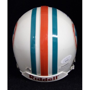 Keith Jackson Miami Dolphins Signed Mini Helmet JSA Authenticated