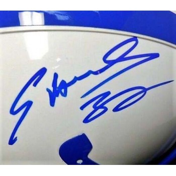 Edgerrin James Indianapolis Colts Signed Authentic Full Size Helmet JSA Authenticated