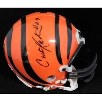 Curtis Keaton Cincinnati Bengals Signed Mini Helmet JSA Authenticated