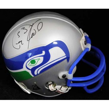 George Koonce Seattle Seahawks Signed Mini Helmet JSA Authenticated