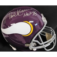 Paul Krause Minnesota Vikings Signed Full Size Replica Helmet JSA Authenticated