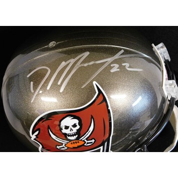 Doug Martin Tampa Bay Buccaneers Signed Full Size Replica Helmet Leaf Authentic