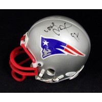 Peter Max Artist Signed New England Patriots Replica Mini Helmet JSA Authentic
