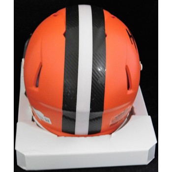Baker Mayfield Cleveland Browns Signed Mini Speed Helmet Fanatics Authenticated