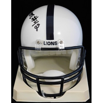 Lenny Moore Penn State Nittany Lions Signed Mini Helmet JSA Authenticated