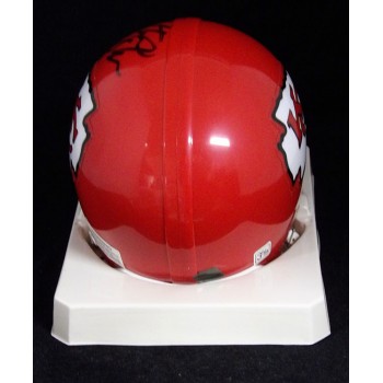 Christian Okoye Kansas City Chiefs Signed Replica Mini Helmet Topps Authentic