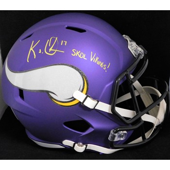 K.J. Osborn Minnesota Vikings Signed Full Size Rep Helmet JSA Authenticated