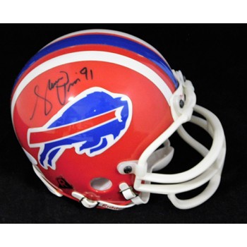 Shawn Price Buffalo Bills Signed Mini Helmet JSA Authenticated