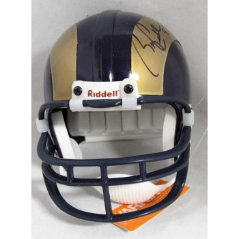 Ricky Proehl St. Louis Rams Signed Mini Helmet JSA Authenticated
