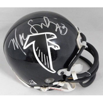 Maurice Smith Atlanta Falcons Signed Mini Helmet JSA Authenticated