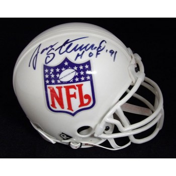 Jan Stenerud Signed NFL Logo Replica Mini Helmet JSA Authenticated