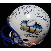 Super Bowl MVP's Signed Authentic Riddell Full Size Helmet JSA Authenticated