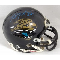 Fred Taylor Jacksonville Jaguars Signed Mini Helmet JSA Authenticated