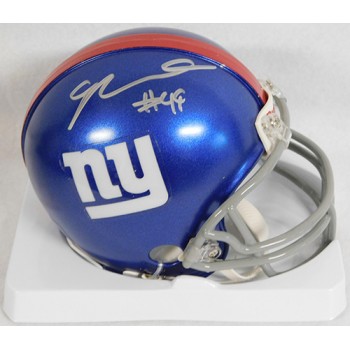 Nikita Whitlock New York Giants Signed Mini Helmet Steiner & Fanatics Authentic