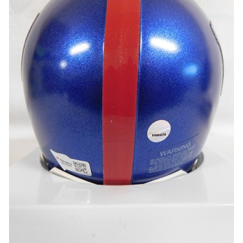 Nikita Whitlock New York Giants Signed Mini Helmet Steiner & Fanatics Authentic