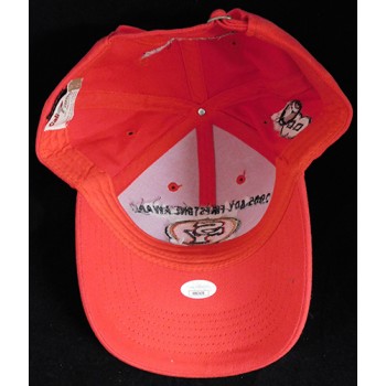 San Francisco 49ers Bill Walsh Steve Young Jesse Sapolu Signed Hat JSA Authentic