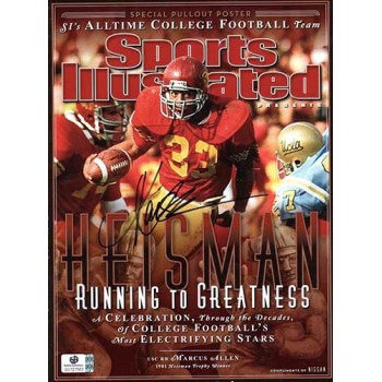 Marcus Allen Signed Sports Illustrated Magazine USC Trojans Running To Greatness GAI