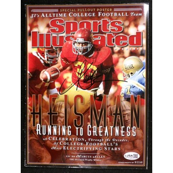 Marcus Allen USC Trojans Signed Sports Illustrated Magazine JSA Authenticated