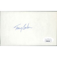 Terry Baker Heisman Trophy Winner Signed 3x5 Index Card JSA Authenticated