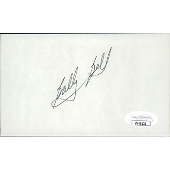 Bobby Bell Kansas City Chiefs Signed 3x5 Index Card JSA Authenticated
