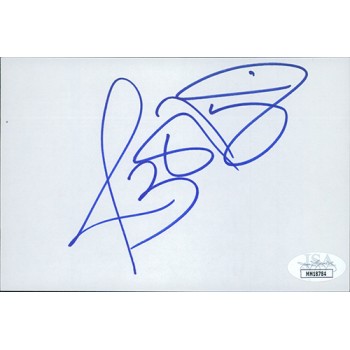 Jerome Bettis Pittsburgh Steelers Signed 4x6 Index Card JSA Authenticated